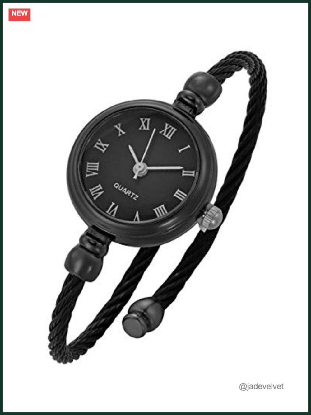 Women's Analog Quartz Cuff Bracelet Wrist Watch Bangle Style